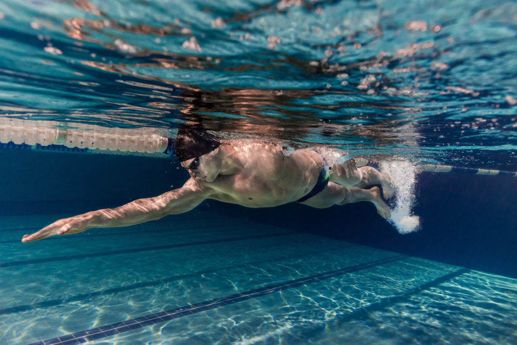 Stroke corrected swimmer